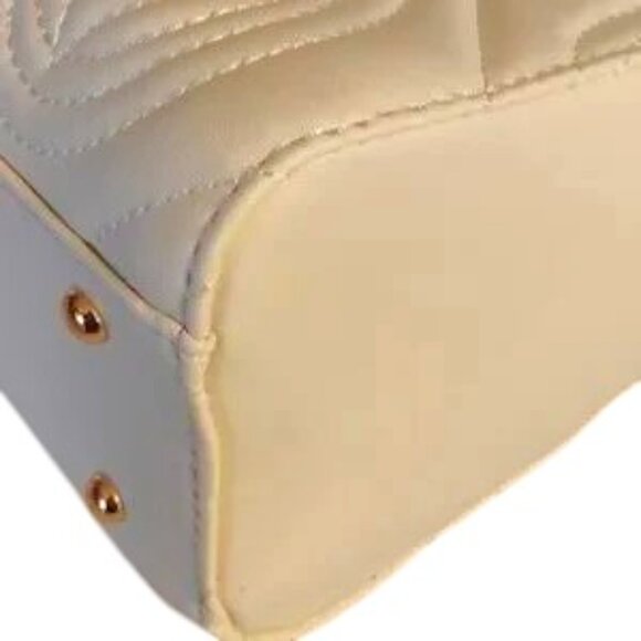 Valentino Orlandi Bone White Vegan Leather Crossbody 👜 NWT $299 - Picture 9 of 11